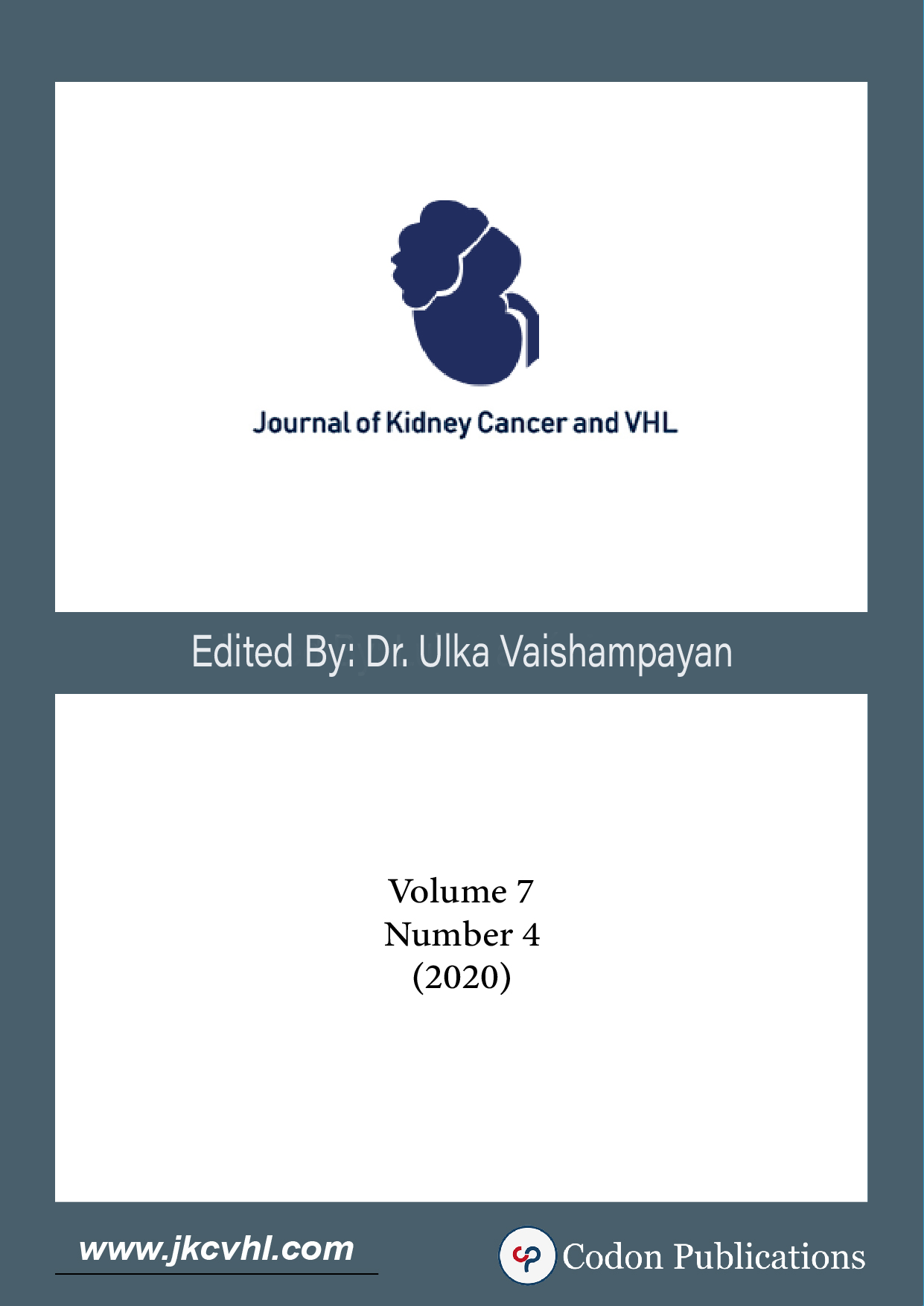 					View Vol. 7 No. 4 (2020): Journal of Kidney Cancer and VHL
				